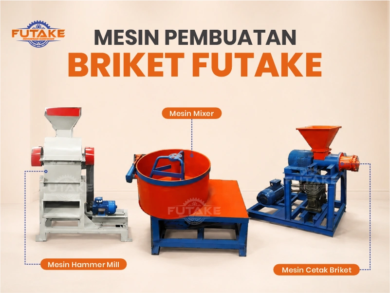 Mesin cetak briket Futake untuk meningkatkan efisiensi produksi briket