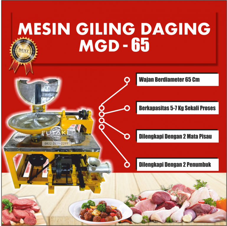 Mesin Giling Daging mgd 65