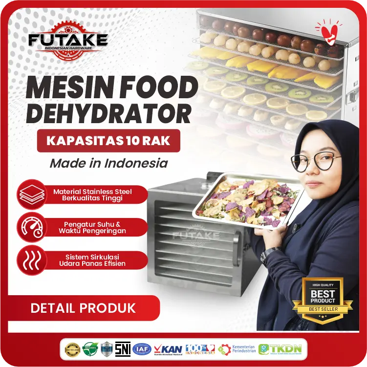 Mesin Food Dehydrator FDH-10 50 Liter