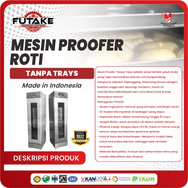 deskripsi mesin proofer roti16 rak