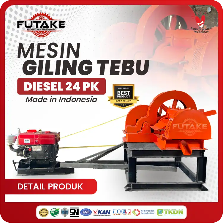 Mesin Giling Tebu Diesel 24 PK