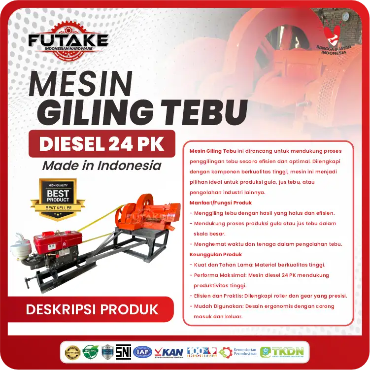 apa itu Mesin Giling Tebu Diesel 24 PK