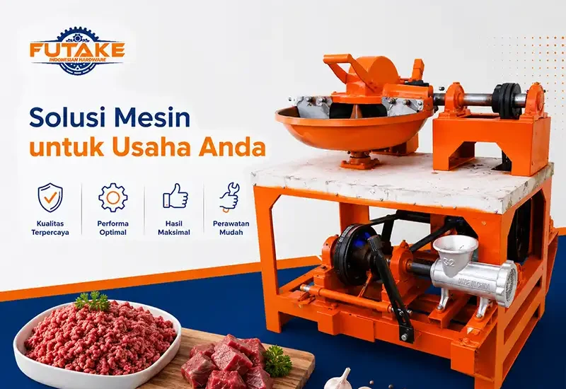 Futake sebagai penyedia mesin giling daging untuk berbagai kebutuhan usaha
