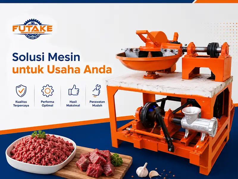 Futake sebagai penyedia mesin giling daging untuk berbagai kebutuhan usaha